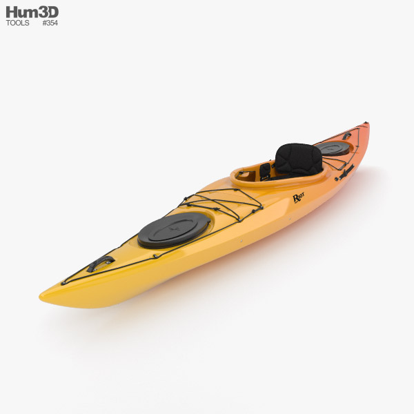Kayak Modello 3D