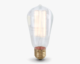Bombilla de Edison Modelo 3D