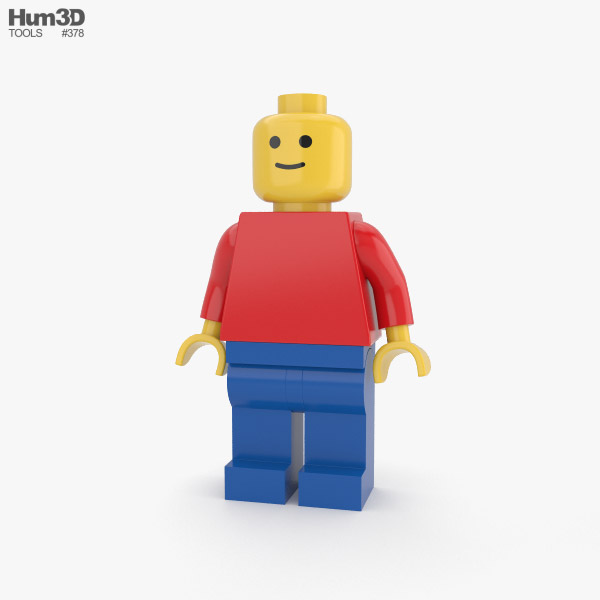 レゴ・マン 3Dモデル