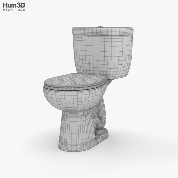 Toilet 3D model - Furniture Hum3D