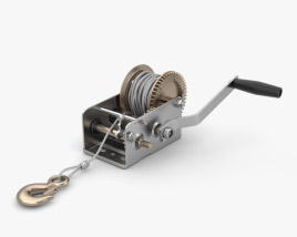 Hand Winch 3D model