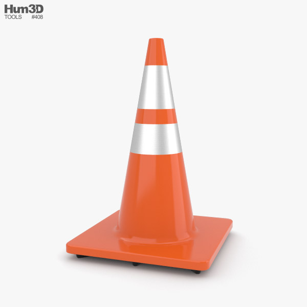 Traffic Cone 3D model