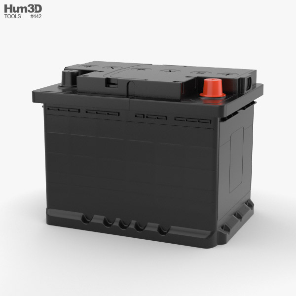 Car Battery 3D model