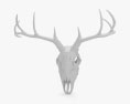 사슴 두개골 3D 모델 