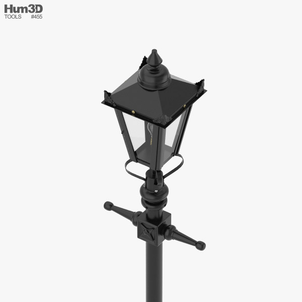 Lamp Post 3D model - Architecture on Hum3D