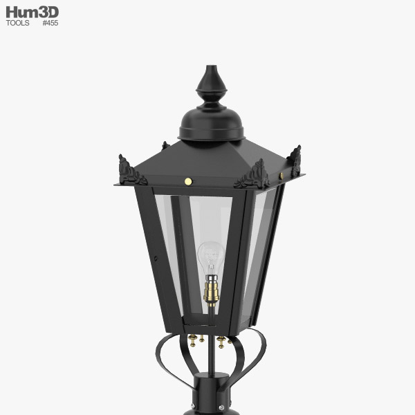 Lamp Post 3D model - Architecture on Hum3D