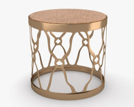Round side table 3D model