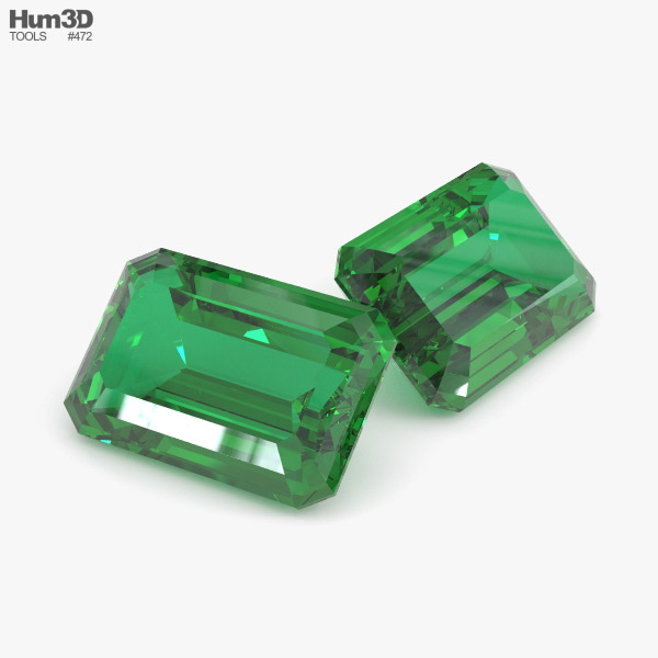 Emerald 3D model