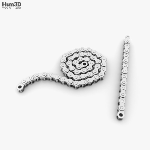 Roller Chain 3D model