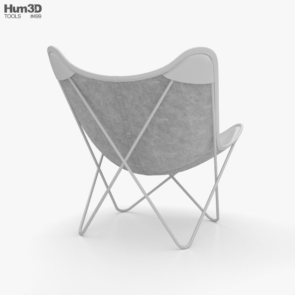 butterfly chair 3d model free