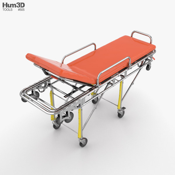 Stretcher 3D model - Life and Leisure on Hum3D