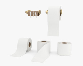 Туалетний папір 3D модель