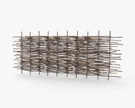 Wattle Fence 3D model