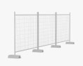 Construction Site Fence 3d model