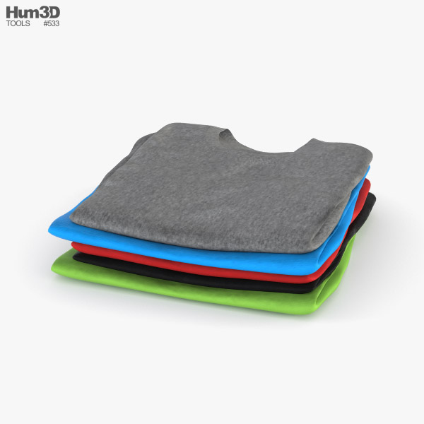 Folded Clothes 3D model