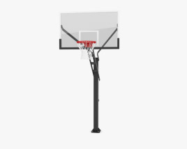 Flextreme 調節可能なバスケットボールフープ 3Dモデル