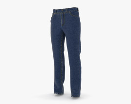 Pantalon en jeans Modèle 3D
