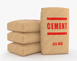 Cement Bag 3D model