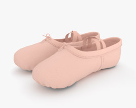 Ballet Shoes 3D model