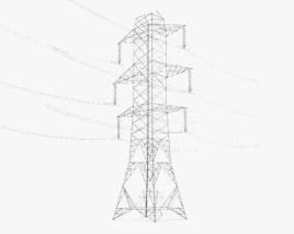 Transmission Tower 3D model