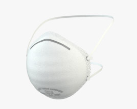 먼지 마스크 FFP2 3D 모델 