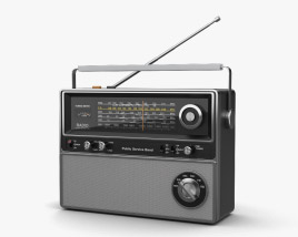 收音机 3D模型