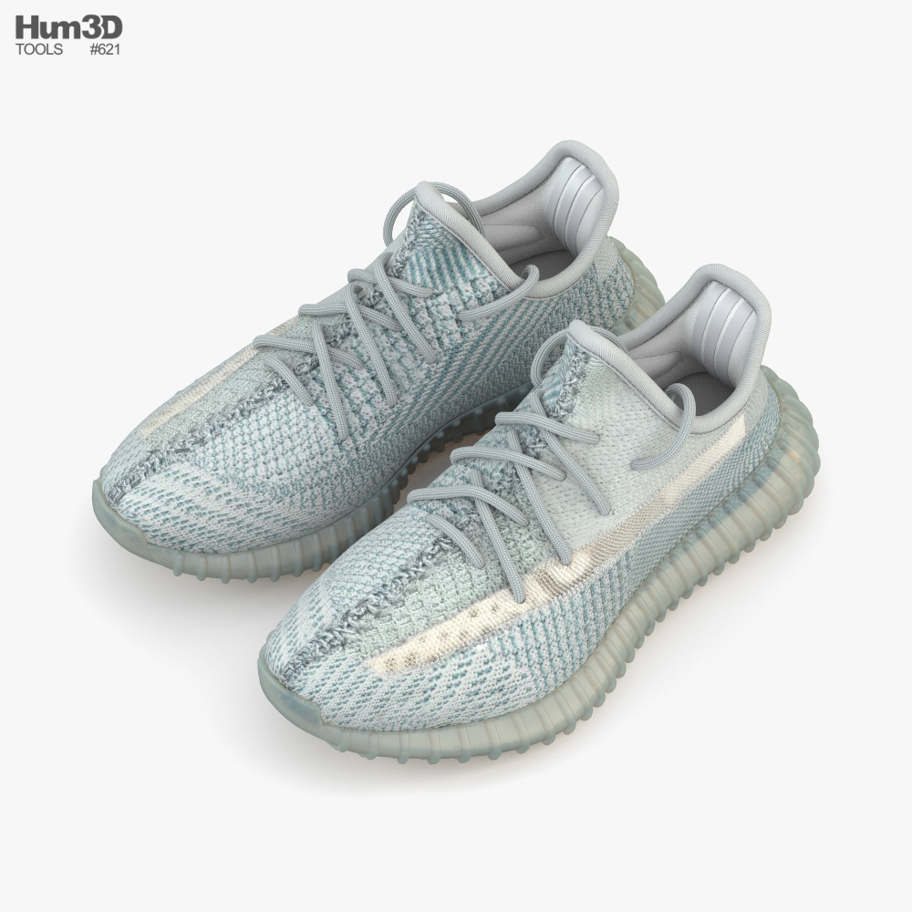 Adidas Yeezy Boost 350 3D model - Clothes on Hum3D