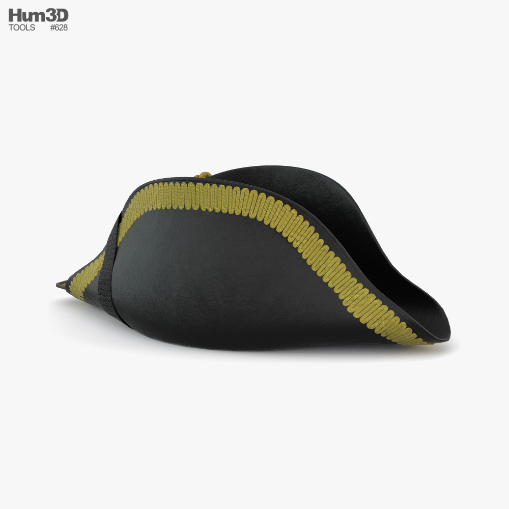 Bicornio Sombrero Modelo 3D
