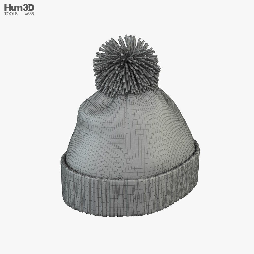 Winter Hat 02 3D Clothes Hum3D