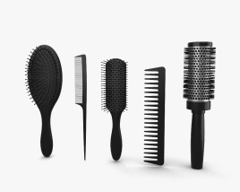 Hair Brush Set 3D model