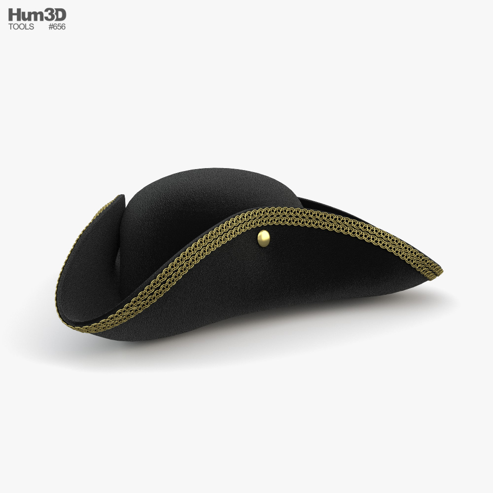 Tricorne Hat 3D model