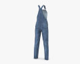 Macacão jeans feminino Modelo 3d