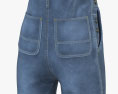 Jeans-Overall für Damen 3D-Modell