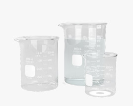 Beaker 3D model