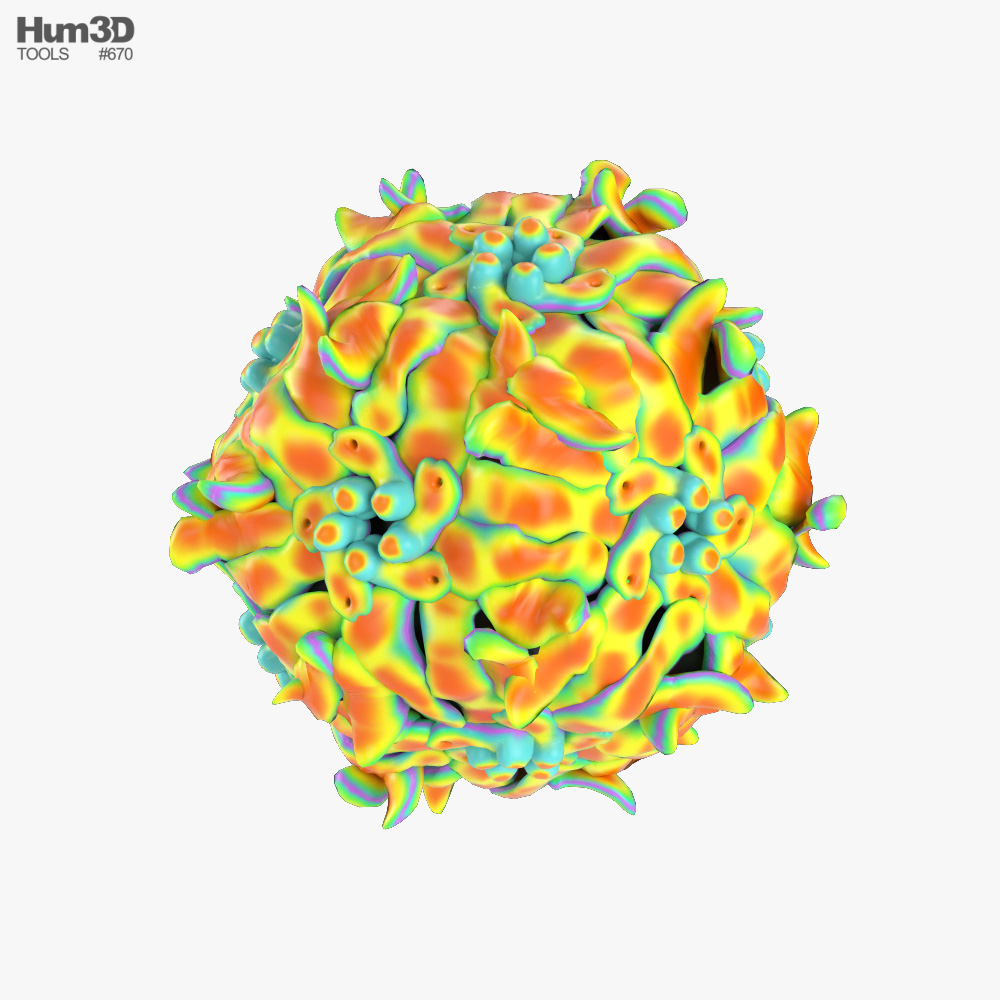 Adeno-Associated Virus 3D Model - Life And Leisure On Hum3D