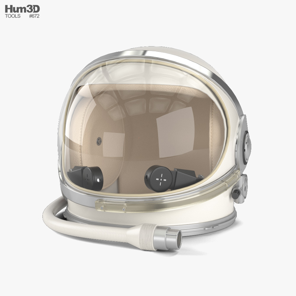 宇宙服 ヘルメット 3Dモデル