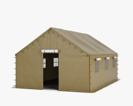 Tenda Militare Modello 3D