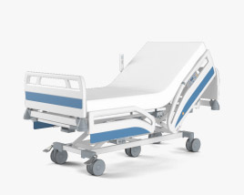 Hospital bed 3D model