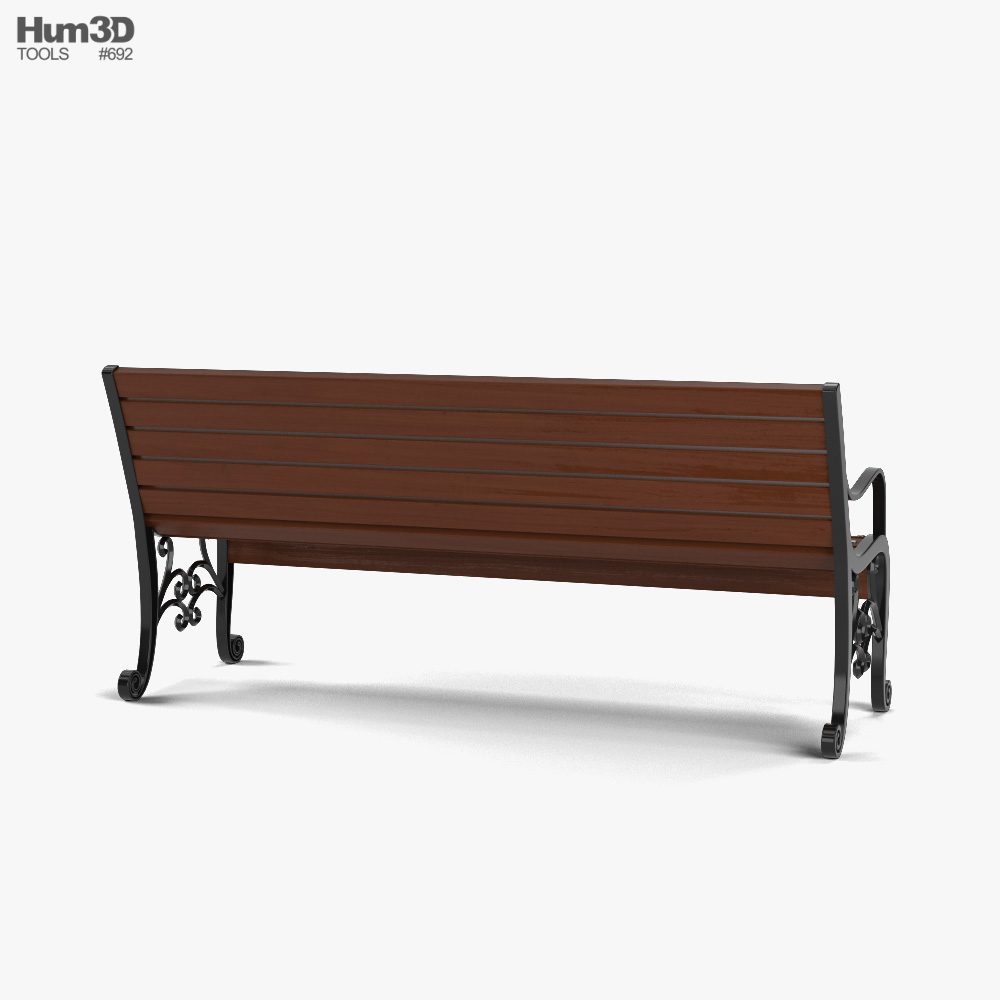 Park Bench 3d model