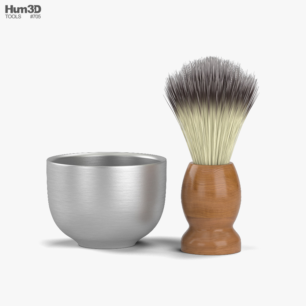 Shaving Brush 3D model