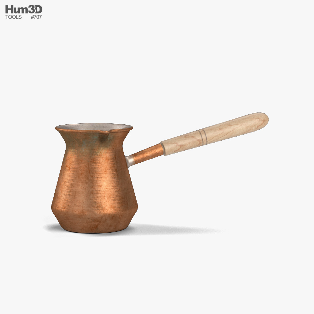 土耳其咖啡壶 3D模型