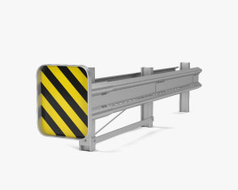 Guardrail Barrier 3D model