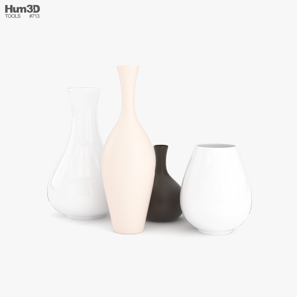 Vases Set 3d model