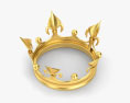 Coroa de ouro Modelo 3d