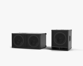 Concert Sound Speakers 3D model