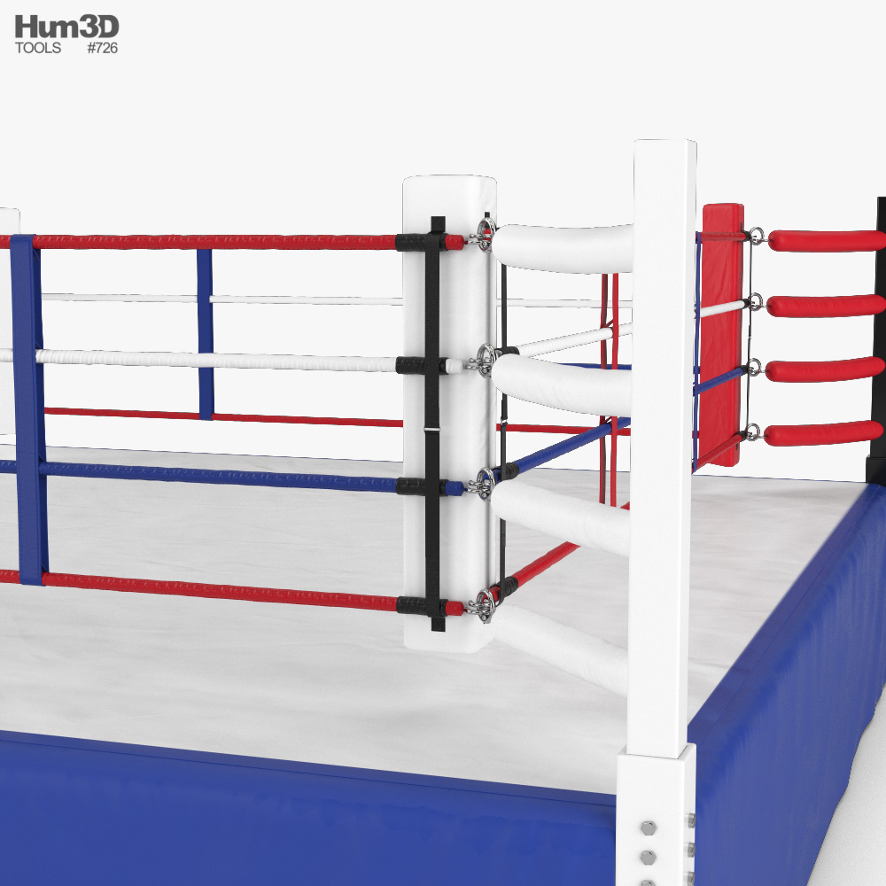 Boxing Ring 3D model - Life and Leisure on Hum3D