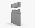 Marcadores de marca-texto Modelo 3d