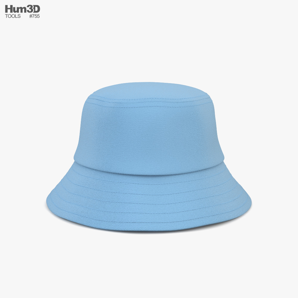 水桶帽 3D模型
