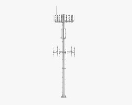 Tour de téléphonie cellulaire Modèle 3D
