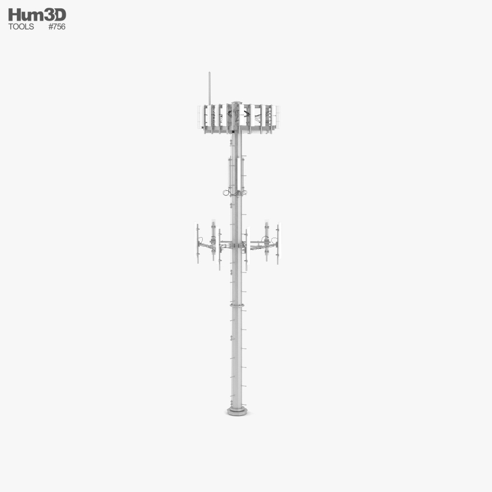 Cell Tower 3D model